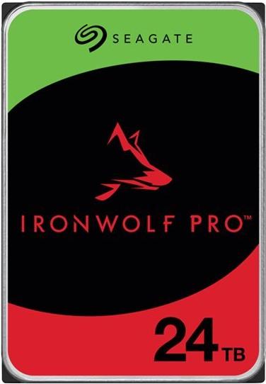 Seagate IronWolf Pro 24TB SATA 6G - Solid State Disk - Serial ATA - 3,5 " - 24.000 GB - 7.200 rpm - SATA - 256 MB (ST24000NT002)