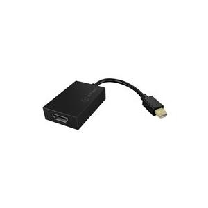 ICY BOX IB-AC544 Adapter unterstuetzt Mini DP zu HDMI mit Aufloesung bis zu 4096x2160 bei 60Hz (4K) (60079)