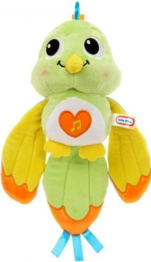 Little Tikes Lullaby Lovebird Spieltiere Plüsch Grün - Gelb (641329/641558)