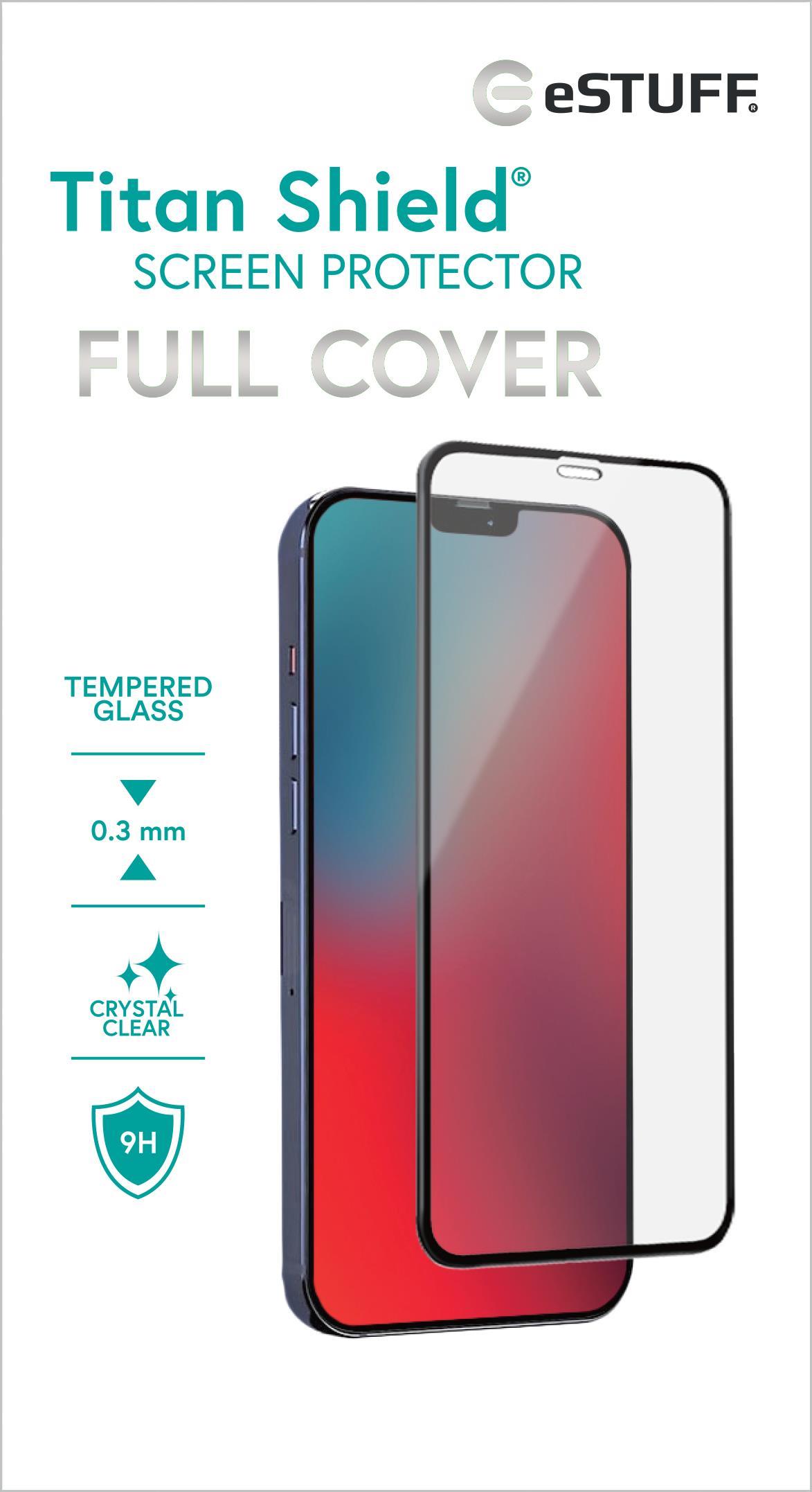 eSTUFF ES501143 mobile phone screen/back protector Pellicola proteggischermo trasparente Apple 1 pz (Cover for Apple iPhone 12