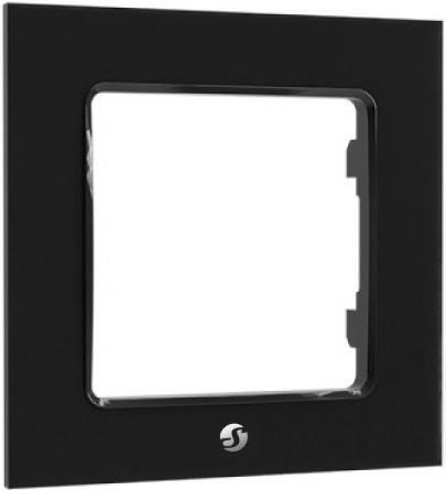 Shelly Wall Frame 1 - Placca da parete nera compatibile Legrand