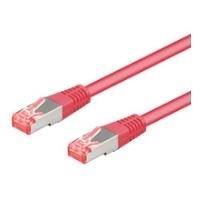 goobay CAT 6a SFTP, PiMF 50cm Patchkabel Magenta