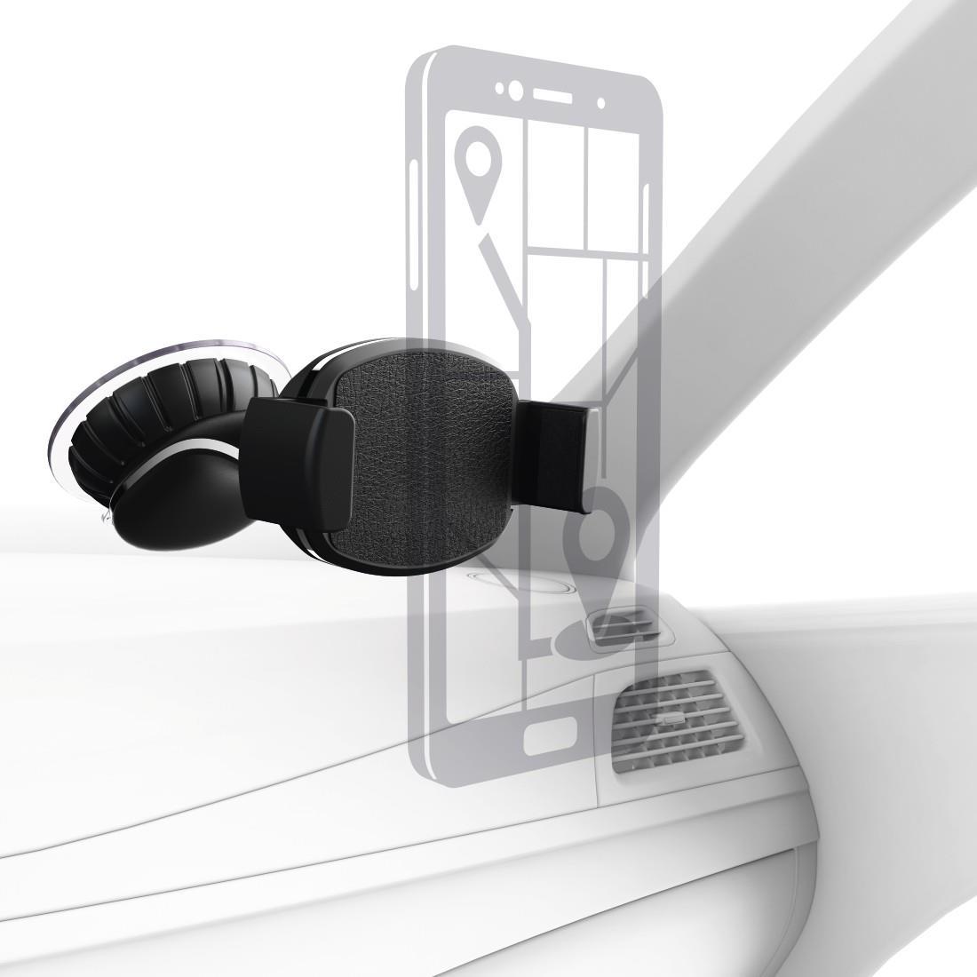 Hama 178290 - Handy/Smartphone - Auto - Passive Halterung - Schwarz - Kunststoff - Horizontal/Vertical (00178290)