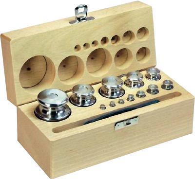 Kern 334-09 F2 Gewichtsatz, 1 g - 10 kg Edelstahl feingedreht, im Holzetui (334-09)