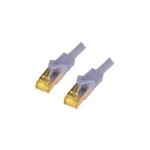 M-Cab 5m CAT7 S-FTP cavo di rete Grigio S/FTP [S-STP] (CAT7 SFTP RJ45 LSZH 5M GREY - 10GBIT RAW PATCH CABLE)