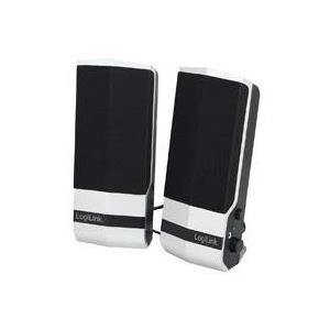 Logilink - Lautsprecher - Für PC - 4.8 Watt (Gesamt) - Schwarz, Silber (SP0026)