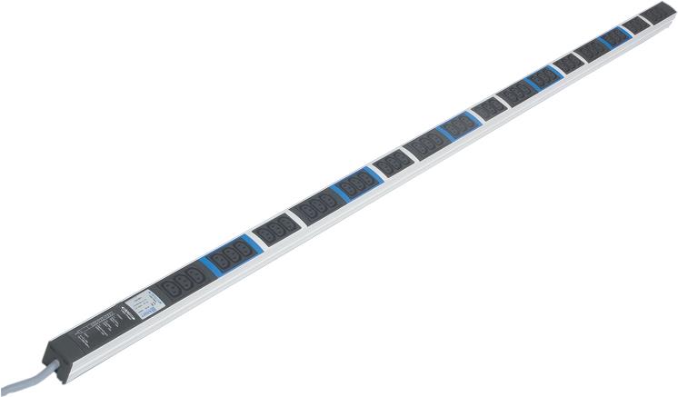 Vertiv Knürr DI-STRIP Basic Rack PDU - Stromverteilungseinheit (Rack - einbaufähig) - Wechselstrom 230 V - Ausgangsanschlüsse: 6 - 0U (33160066)