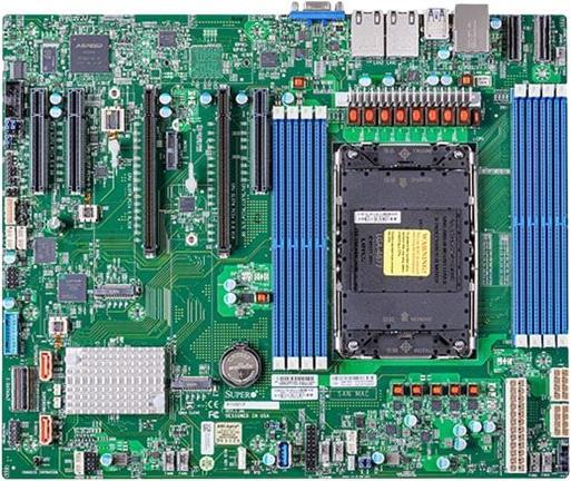 Super Micro SUPERMICRO X13SEI-F - Motherboard - ATX - LGA4677 Socket-E - Intel C741 Chipsatz - USB 3,2 Gen 1 - 2 x Gigabit LAN - Onboard-Grafik (MBD-X13SEI-F-B)