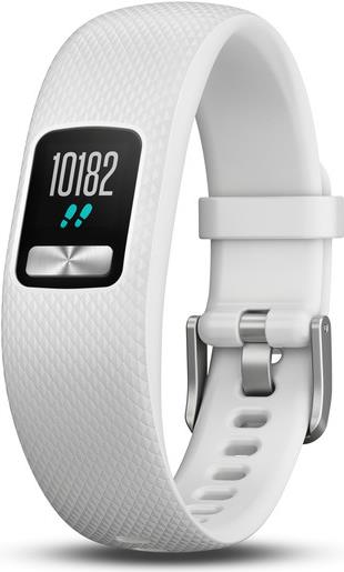 Garmin vívofit 4 - Aktivitätsmesser mit Band - TPU silicone - weiß - 122-188 mm - S/M - eight-color - Bluetooth, ANT/ANT+ - 25 g