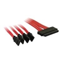 Good Connections SAS Kabel SFF-8484 auf 4x SAS/ S-ATA - SAS-Kabel - SAS SFF-8484, SAS, S-ATA - 1 m (SAS-23007)