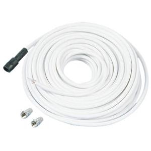 TELESTAR-DIGITAL TELESTAR SKYCABLE 80 - Satellitenantennen-Kabel-Kit - doppelt abgeschirmtes Koaxialkabel - weiß (5212000)