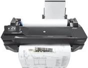 HP DesignJet T120 - 610 mm (24) Großformatdrucker - Farbe - Tintenstrahl - Rolle (61 cm x 45,7 m) - 1200 x 1200 dpi - bis zu 0.75 Min./Seite (s/w) / bis zu 0.75 Min./Seite (Farbe) - USB 2.0, LAN, Wi-Fi