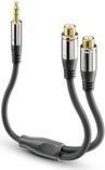 Cavo adattatore audio PureLink sonero da 3,5 mm a 2x RCA da 0,25 m