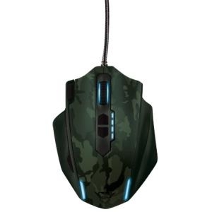 Trust GXT 155 Gaming - Maus - 11 Tasten - verkabelt - USB - grünes Tarnmuster (20853) Trust GXT 155 Gaming - Maus - 11 Tasten - verkabelt - USB - grünes Tarnmuster (20853)