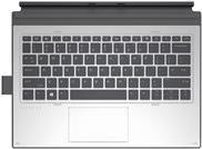 HP Collaboration - Tastatur - mit ClickPad - hinterleuchtet - Dock - Deutschland - für Elite x2 1013 G3