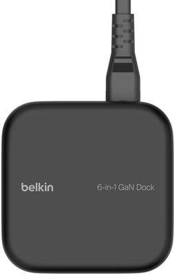 Belkin INC018vfBK Cablato USB 3.2 Gen 1 [3.1 Gen 1] Type-C Nero (USB-C 6-IN-1 CORE GAN DOCK - )