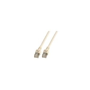 RJ45 FTP Patchkabel umspritzt,10,0 m grau, ECOLAN CAT.5E (K5453.10)