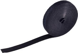 Shiverpeaks Basic-S velcro 19 mm x 3 m taglio nero può essere usato più volte ideale per legare insieme a 1 roba (BS18-10006)