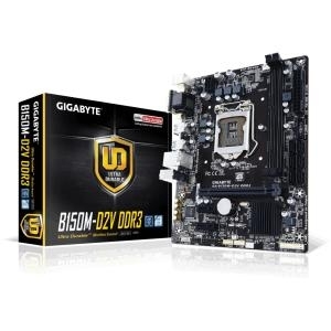 Gigabyte GA-B150M-D2V DDR3 - 1.0 - Motherboard - micro ATX - LGA1151 Socket - B150 - USB 3.0 - Gigabit LAN - Onboard-Grafik (CPU erforderlich) - HD Audio (8-Kanal)