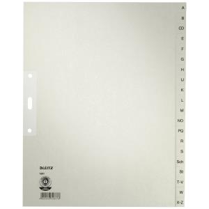LEITZ Futterale für Archiv-Ordner 1190/1196, Karton, grau für Format DIN A4, flach zusammenlegbar, Rückenbreite: (1194-00-00)