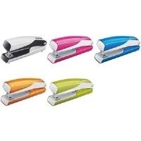LEITZ Heftgerät Mini Nexxt 5528, perlweiß Heftleistung: 10 Blatt, Einlegetiefe: 50 mm, passende Heft- (5528-10-01)