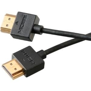 Akasa PROSLIM - HDMI mit Ethernetkabel - HDMI (M) bis HDMI (M) - 2,0m - Schwarz - 4K Unterstützung (AK-CBHD12-20BK)