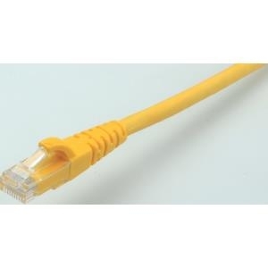 ROLINE - Patch-Kabel - RJ-45 (M) - RJ-45 (M) - 20 m - UTP - CAT 6 - gepresst, verseilt, glatt, halogenfrei - Gelb, RAL 1021 (21.15.2029)