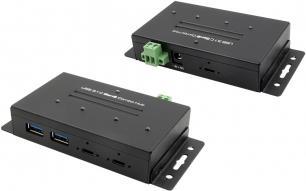 HUB USB 3.1 Custodia in metallo a 4 porte Gen2, chipset VIA VL820-Q8