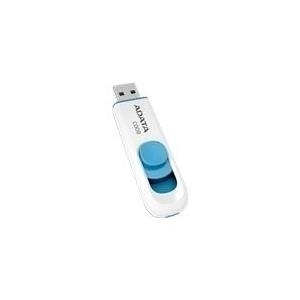 ADATA Classic Series C008 - USB-Flash-Laufwerk - 64 GB - USB 2.0 - weiß, Blau