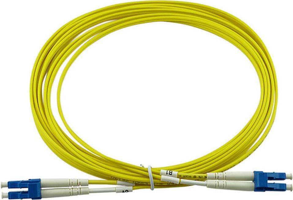 Cavo patch in fibra ottica duplex BlueOptics Cisco CAB-SMF-LC-LC-7 compatibile LC-UPC/LC-UPC beige 75 metri modalità singola E