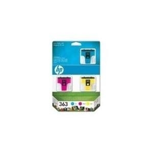 HP Tinte 363 - Multipack (C/M/Y) - Kapazität: Cyan: 4ml / Magenta: 3,5ml / Yellow: 6ml (CB333EE)
