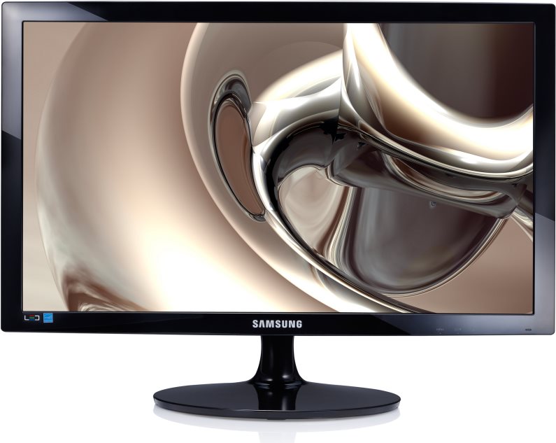 Samsung S24D300H - LED-Monitor - 61 cm (24) - 1920 x 1080 - TN - 250 cd/m2 - 1000:1 - 2 ms - HDMI, VGA - Hochglanz Schwarz (LS24D300HS/EN)