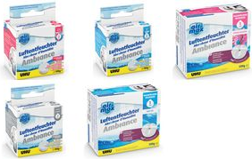 UHU Nachfülltabs airmax Ambiance, 2 x 500 g, geruchsneutral für Luftentfeuchter Airmax Ambiance, für Räume bis 40 cbm - 1 Stück (50530)
