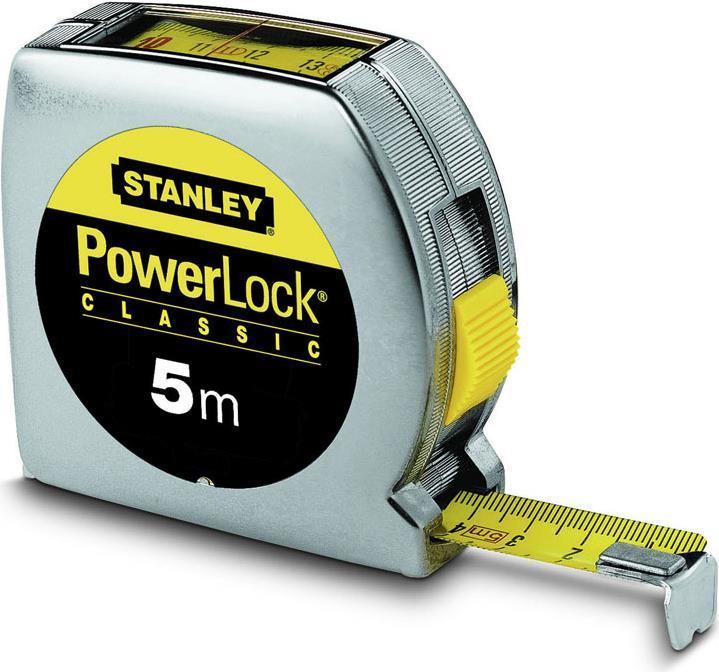 Stanley Bandmaß PowerLock mit Sichtfenster (Kunststoffgehäuse) (0-33-932)