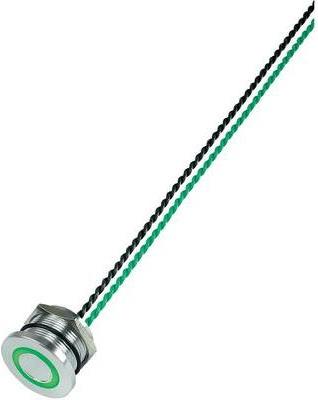 Conrad Piezotaster 24 V DC/AC 0.2 A 1 x Aus/(Ein) PS223P10Y01G24T IP68 tastend 1 St. (PS223P10Y01G24T)