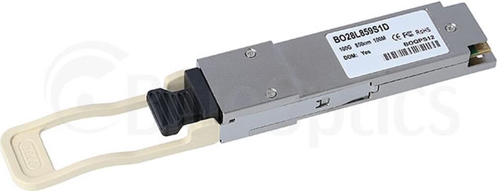 BlueOptics QSFP28-100G-SR4-PT-BO modulo ricetrasmettitore di rete in fibra ottica 100000 Mbit/s (QSFP28-100G-SR4-PT-BO)