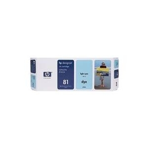 Hewlett-Packard HP 81 - Druckerpatrone - 1 x hell Cyan (C4934A)