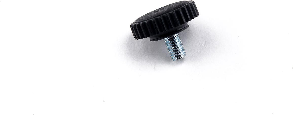 WeTech Rändelschraube, M5 x 8 mm passt für alle Ladehalterungen Zum Befestigen der Ladehalterung am Haltewinkel werden4 Stück benötigt. (800025)