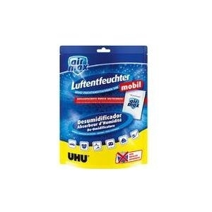 UHU Luftentfeuchter airmax mobil, 100 g beugt Feuchtigkeitsschäden vor, kein Behälter notwendig, - 1 Stück (47140)