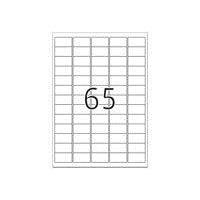 HERMA Premium - Permanent selbstklebende, matte laminierte Adressetiketten aus Papier - High White - 38,1 x 21,2 mm 6500 Etikett(en) (100 Bogen x 65) (4254)