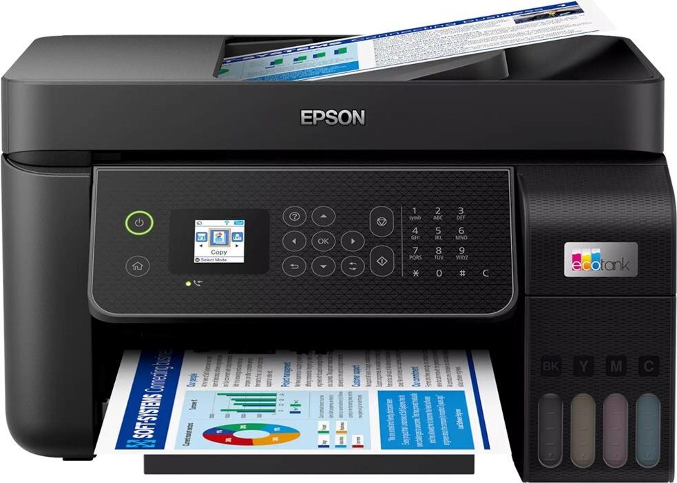 Epson EcoTank L5310 WiFi - A4-Multifunktionsdrucker mit Wi-Fi und kontinuierlicher Tintenzufuhr (C11CJ65412)