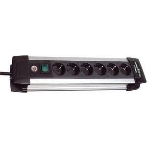 Brennenstuhl Premium-Alu-Line - Verlängerungsschnur - output connectors: 6 - 3 m (1391000016)