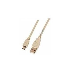 Herweck - Cavo USB - Da USB (M) a mini-USB tipo B (M) - USB 2.0 - 1 m - nero