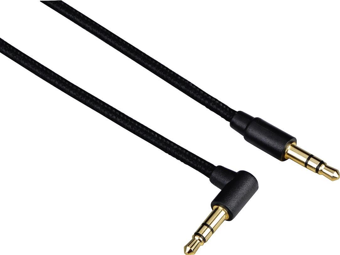 Hama Essential Line - Verbindungskabel - 3,5 mm Klinkenstecker (M) bis 3,5 mm Klinkenstecker (M) - 0,5m - Schwarz (00173871)