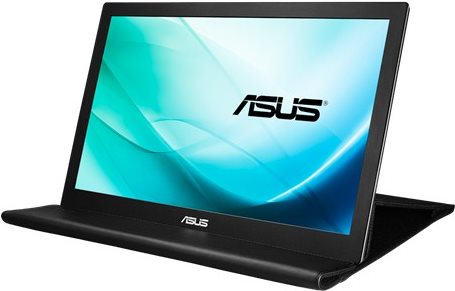 ASUS MB169B+ - LED-Monitor - 39,6 cm (15.6) - tragbar - 1920 x 1080 FullHD - IPS - 200 cd/m2 - 14 ms - USB - Schwarz, Silber (90LM0183-B01170)