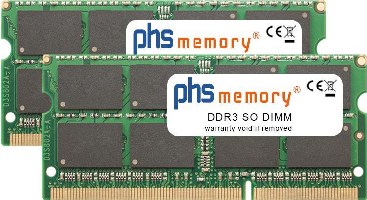PHS-memory 32GB (2x16GB) Kit RAM Speicher für QNAP TS-253B DDR3 SO DIMM 1600MHz PC3L-12800S (SP330728)