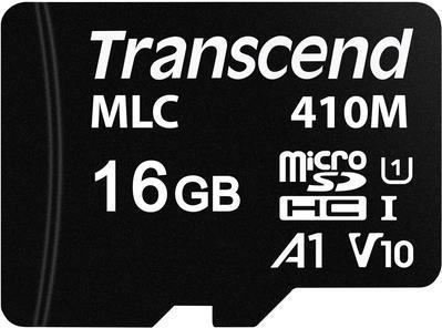 Scheda di memoria Transcend 410M 16GB MicroSDHC MLC Classe 10 (TS16GUSD410M)