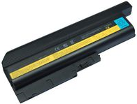 CoreParts - Laptop-Batterie (gleichwertig mit: IBM 40Y6797) Lithium-Ionen 9 Zellen 6600 mAh - Schwarz - für ThinkPad T60 2007, T60 1951, T61 6466, T500 2055, R61 7732, 7733, 7734, 7735, R60 9460