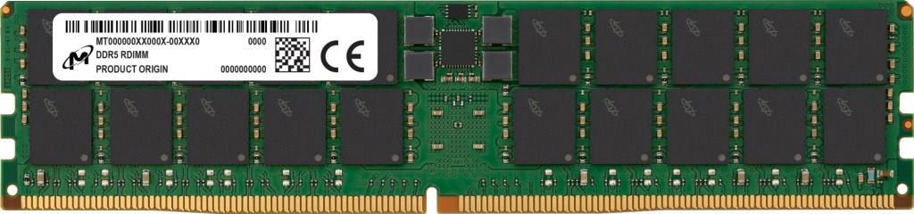 Micron DDR5 RDIMM 64GB 2Rx4 4800 CL40 PC5-38400 1.1V ECC (MTC40F2046S1RC48BA1R)