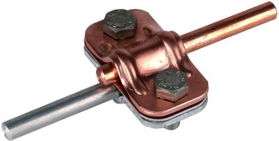 Dehn + Soehne Zweimetall Uni-Trennklemme Cu-St/tZn f.2xRd8-10 460 5 (460517)